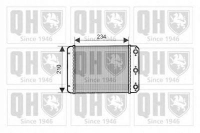 QUINTON HAZELL qhr2150 -  Теплообменник, отопление салона